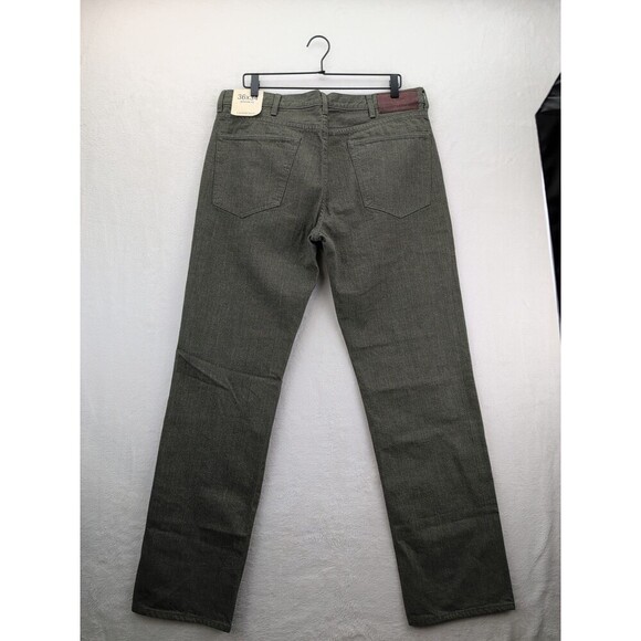 Lands' End Regular Fit Coupe Simple Olive/Green jeans Mens size 36x34 NWT - Picture 4 of 15